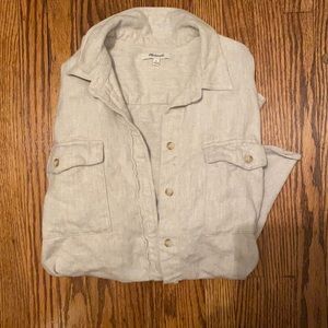 Madewell flap flannel oversized